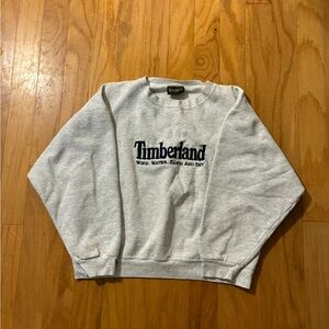 Timberland Vintage Gray embroidered sweatshirt